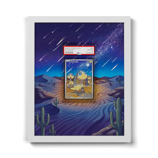 143 Galvaran - Extended Artwork Framed Pokemon Card Display