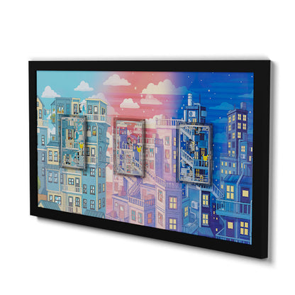 181 Caninos & 220 Lithia - Extended Artwork Framed Pokemon Card Display