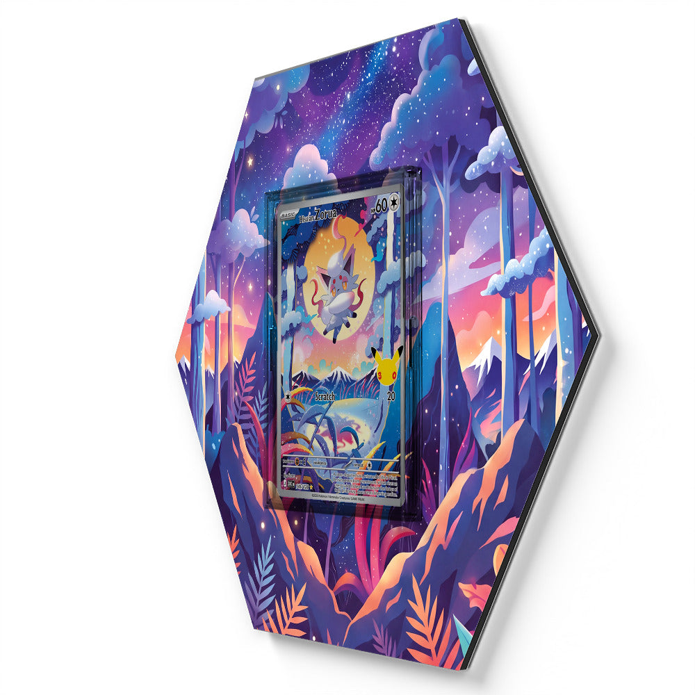 145/128 Hisuian Zorua - Extended Artwork Pokemon Card Display