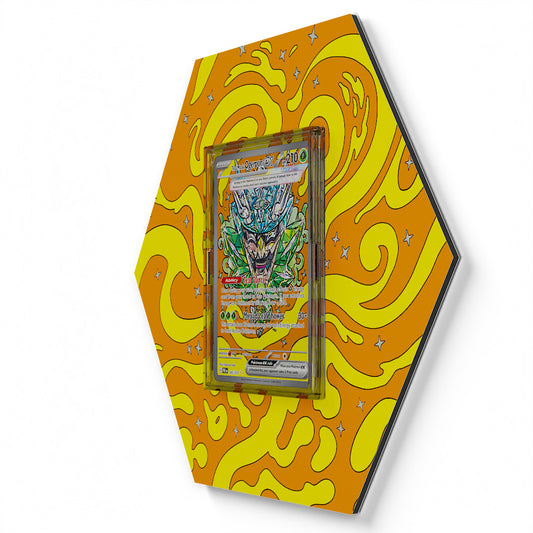 145/131 Ogerpon Masque Turquoise EX - Extended Artwork Pokemon Card Display
