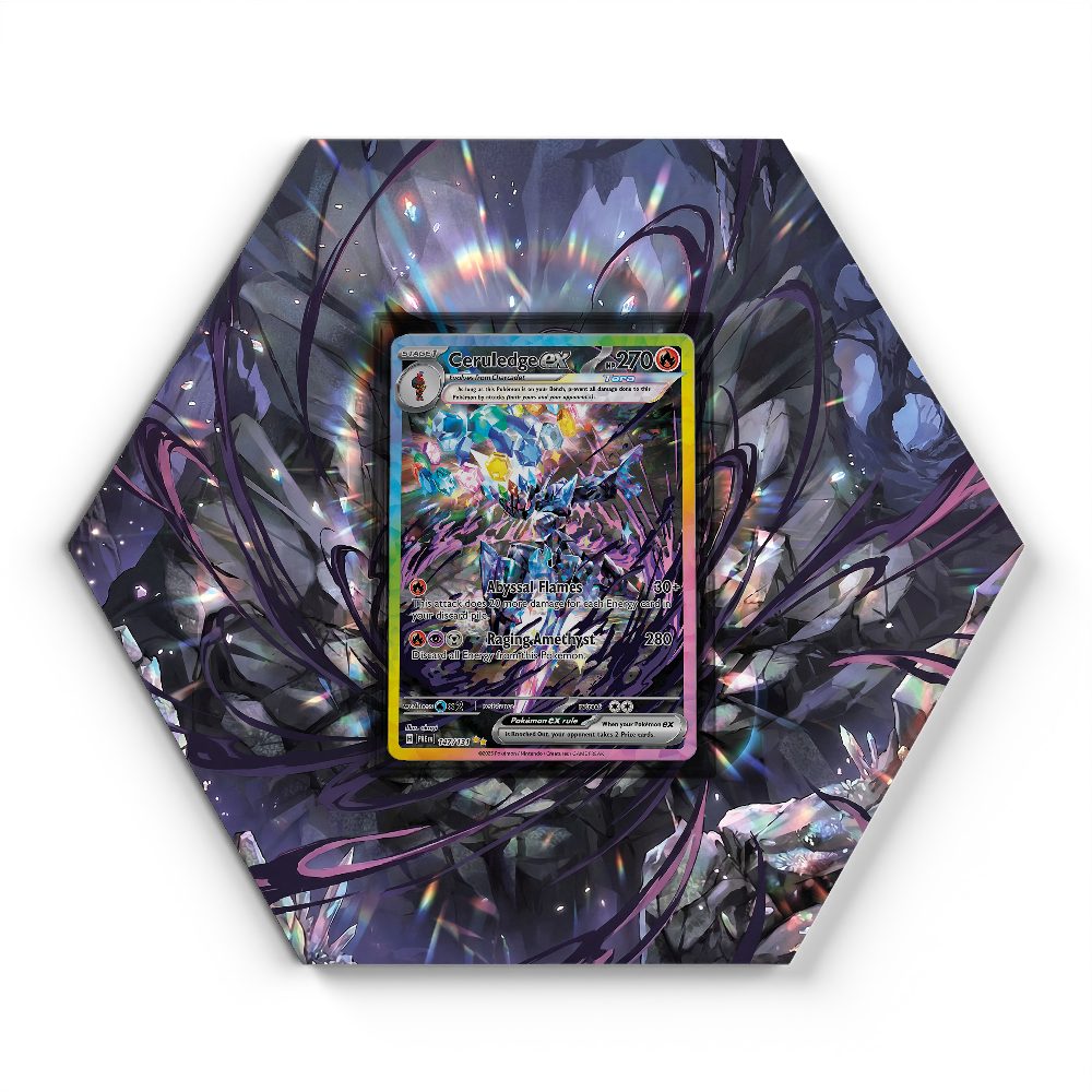 147/131 Malvalame EX - Extended Artwork Pokemon Card Display