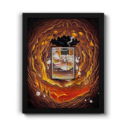 147 Gigansel - Extended Artwork Framed Pokemon Card Display