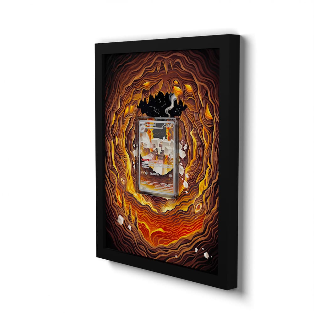 147 Gigansel - Extended Artwork Framed Pokemon Card Display