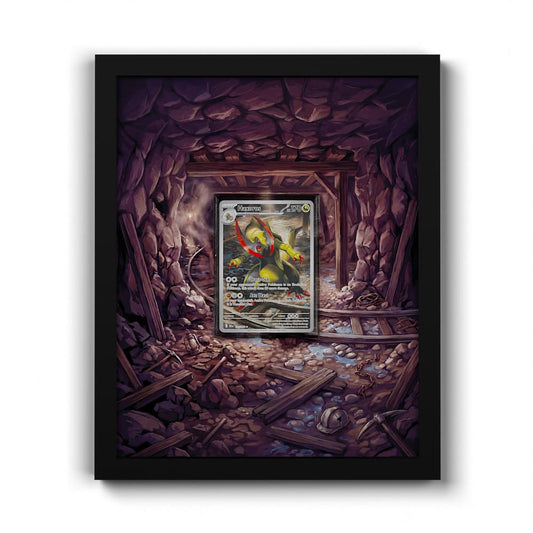 147/086 Tranchodon - Extended Artwork Framed Pokemon Card Display