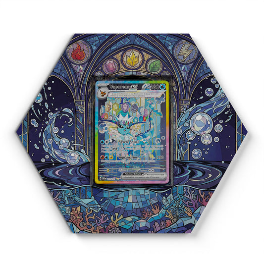 149/131 Aquali EX - Extended Artwork Pokemon Card Display