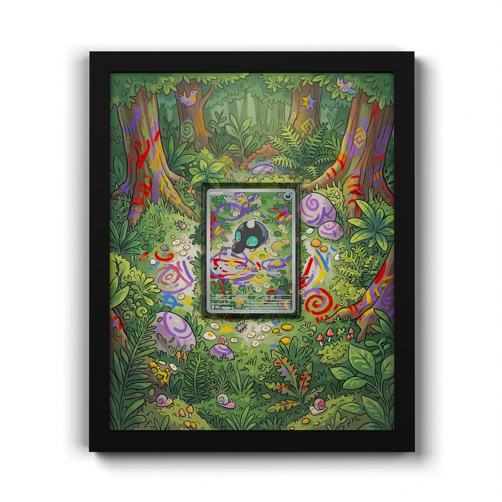 149 Gribouraigne - Extended Artwork Framed Pokemon Card Display