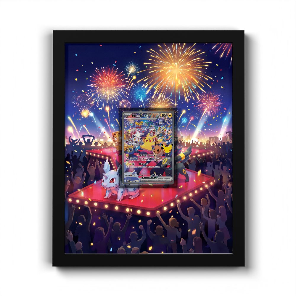 150/128 Pikachu ex - Extended Artwork Pokemon Card Frame