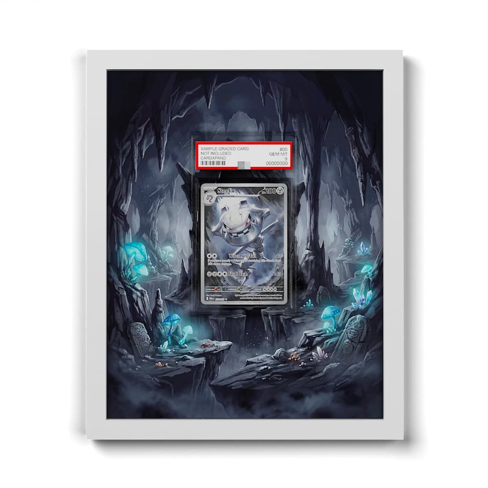 150 Steelix - Extended Artwork Framed Pokemon Card Display