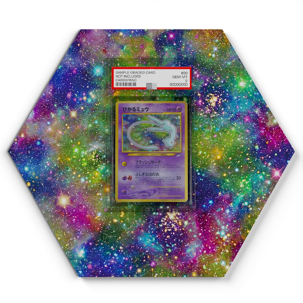 151 Mew Brillant CoroCoro - Extended Artwork Pokemon Card Display