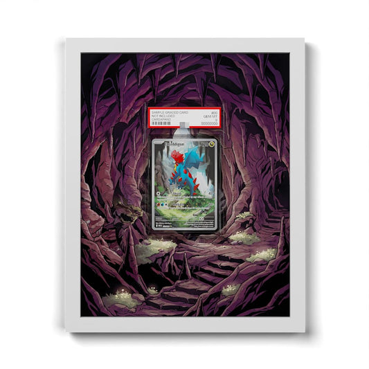 151/086 Drakkarmin - Extended Artwork Framed Pokemon Card Display