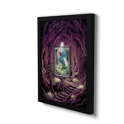 151/086 Drakkarmin - Extended Artwork Framed Pokemon Card Display
