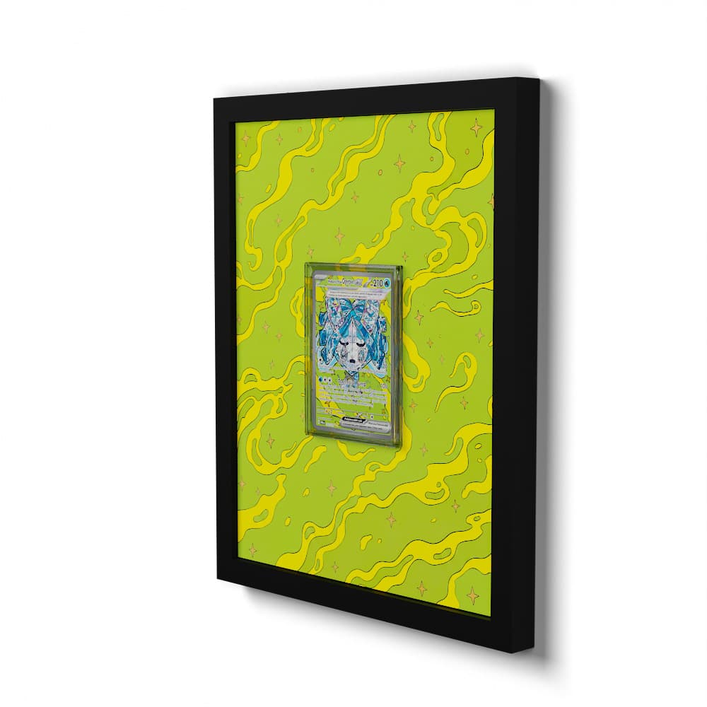 152/131 Ogerpon Masque du Puits EX - Extended Artwork Framed Pokemon Card Display