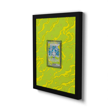 152/131 Ogerpon Masque du Puits EX - Extended Artwork Framed Pokemon Card Display