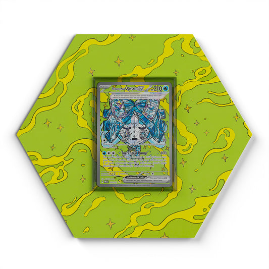 152/131 Ogerpon Masque du Puits EX - Extended Artwork Pokemon Card Display