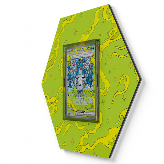 152/131 Ogerpon Masque du Puits EX - Extended Artwork Pokemon Card Display