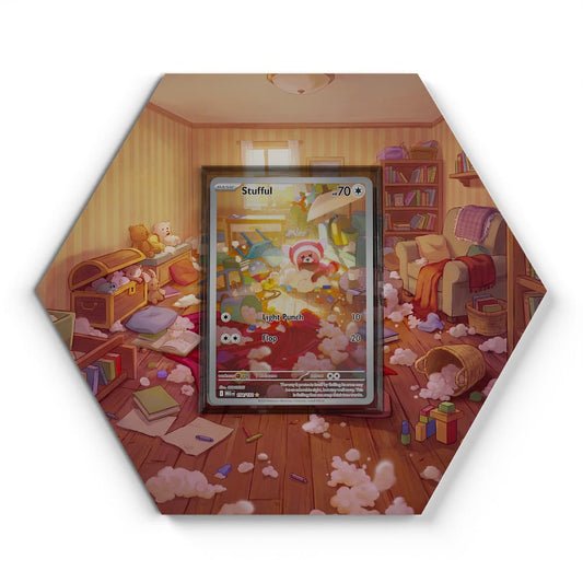 154/132 Stufful - Extended Artwork Pokemon Card Display