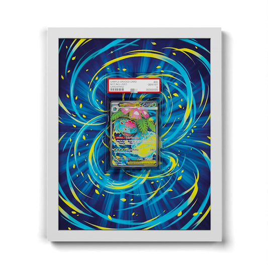 155 Méga-Florizarre EX - Extended Artwork Framed Pokemon Card Display