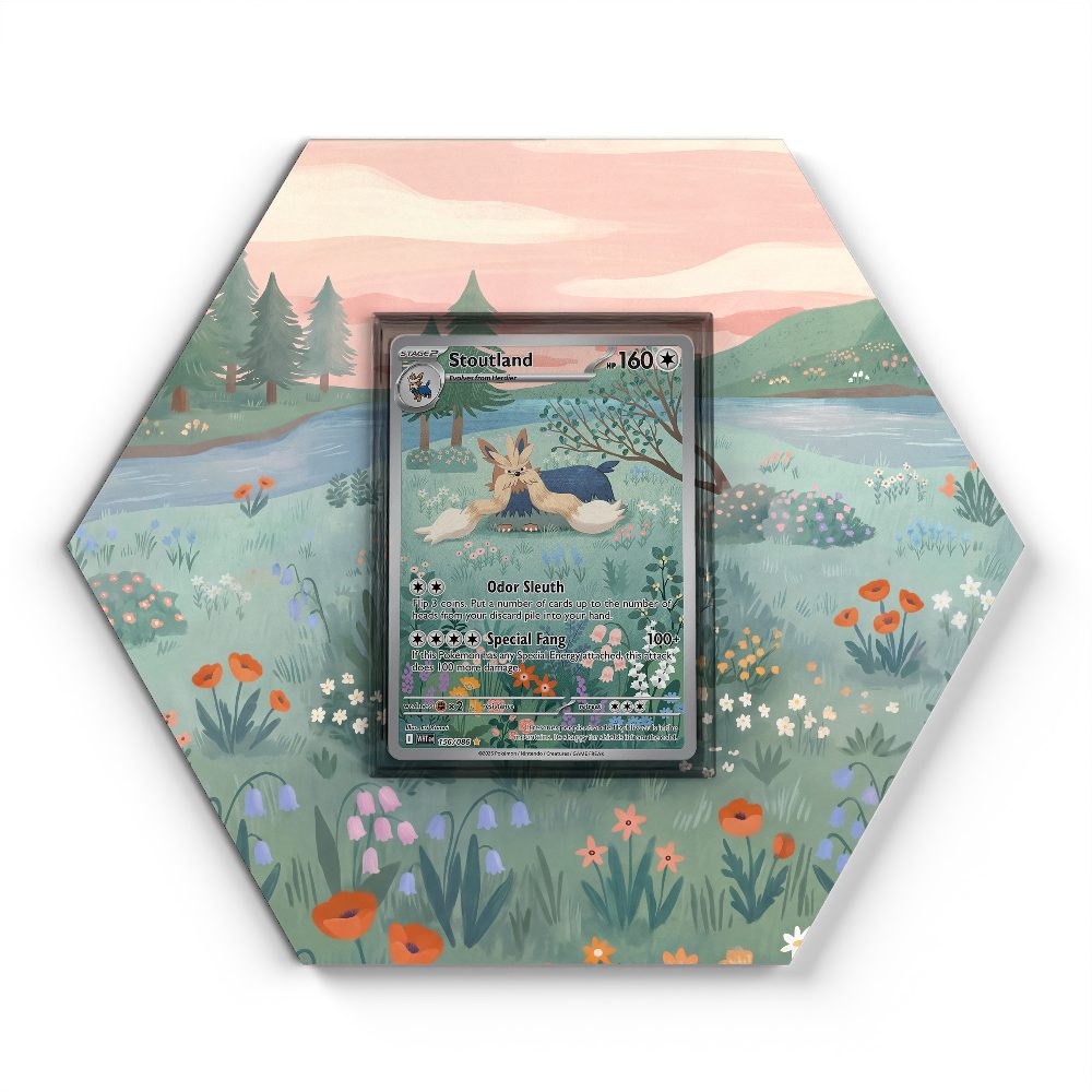 105 Crapustule - Extended Artwork Pokemon Card Display