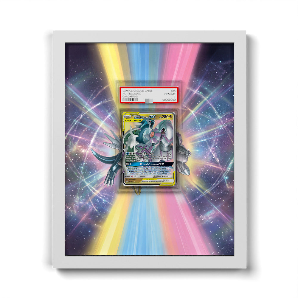 156/236 Arceus, Dialga & Palkia GX - Extended Artwork Pokemon Card Frame