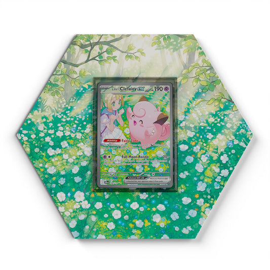 184/159 Mélofée de Lilie EX - Extended Artwork Pokemon Card Display