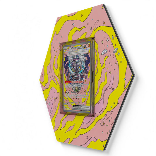 160/131 Ogerpon Masque de la Pierre EX - Extended Artwork Pokemon Card Display