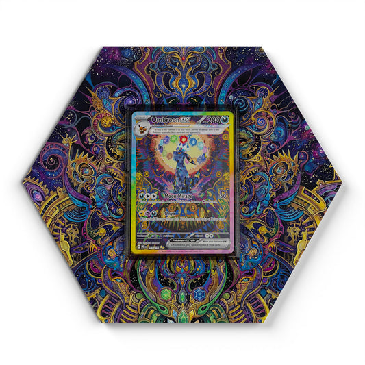 161/131 Noctali EX - Extended Artwork Pokemon Card Display