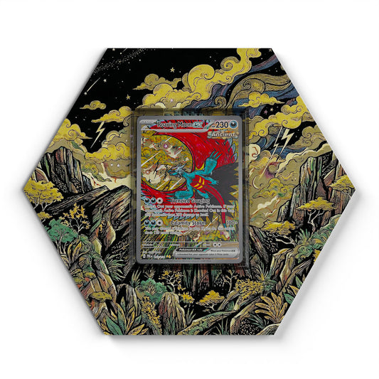 162/131 Rugit-Lune EX - Extended Artwork Pokemon Card Display