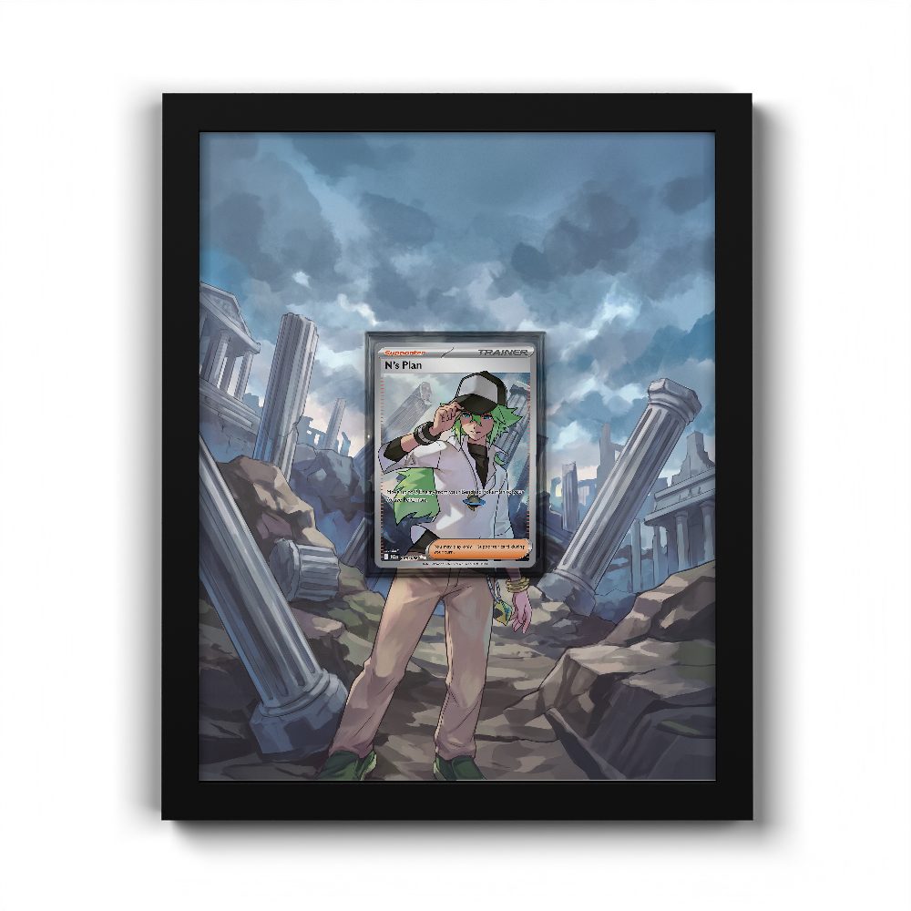 163/086 N’s Plan - Extended Artwork Pokemon Card Frame
