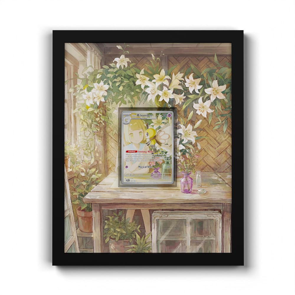 164 Rubombelle de Lilie - Extended Artwork Framed Pokemon Card Display
