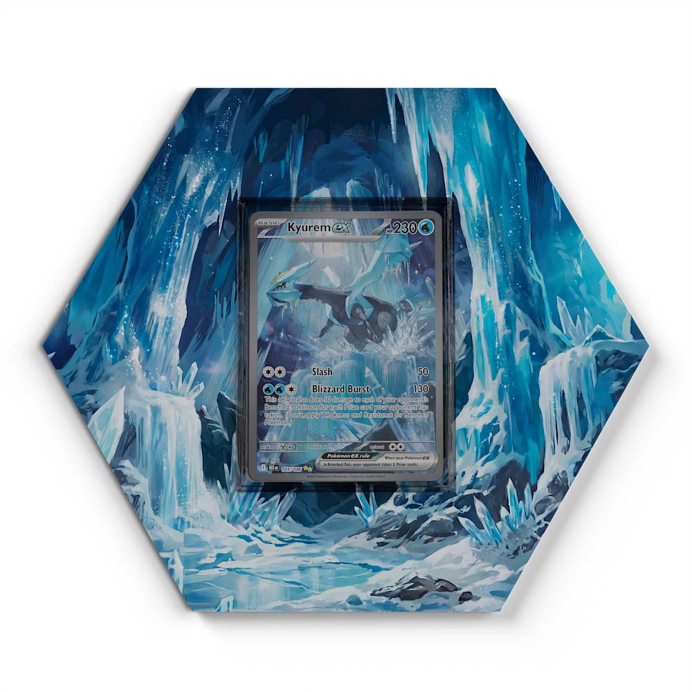 165/086 Kyurem ex - Extended Artwork Pokemon Card Display