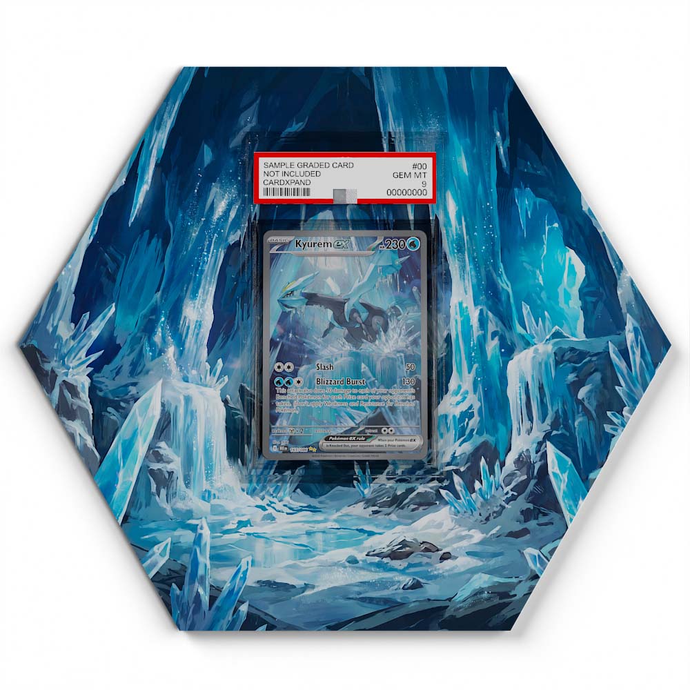 165/086 Kyurem ex - Extended Artwork Pokemon Card Display