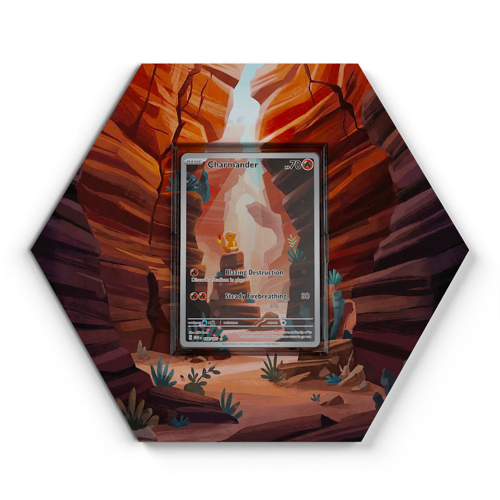 168/165 Salamèche - Extended Artwork Pokemon Card Display