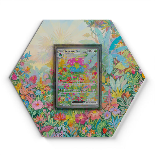 198/165 Florizarre EX - Extended Artwork Pokemon Card Display