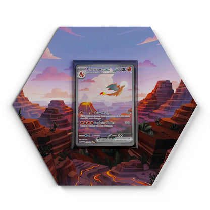 199/165 Dracaufeu EX - Extended Artwork Pokemon Card Display