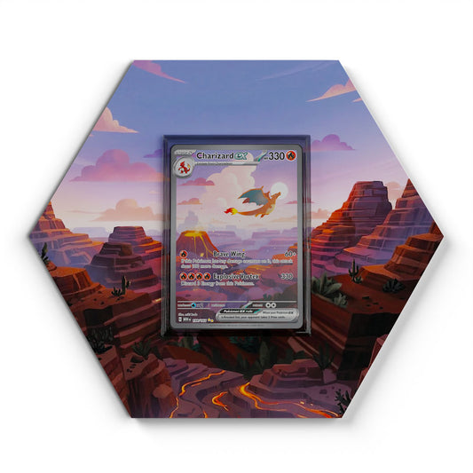 199/165 Dracaufeu EX - Extended Artwork Pokemon Card Display