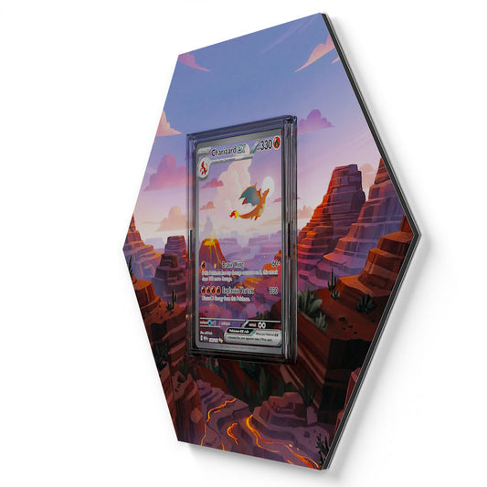 199/165 Dracaufeu EX - Extended Artwork Pokemon Card Display