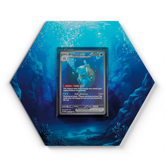 200/165 Tortank EX - Extended Artwork Pokemon Card Display