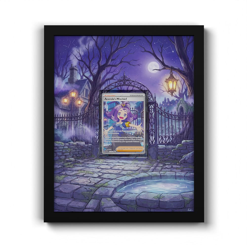 165 Espièglerie de Margie - Extended Artwork Framed Pokemon Card Display