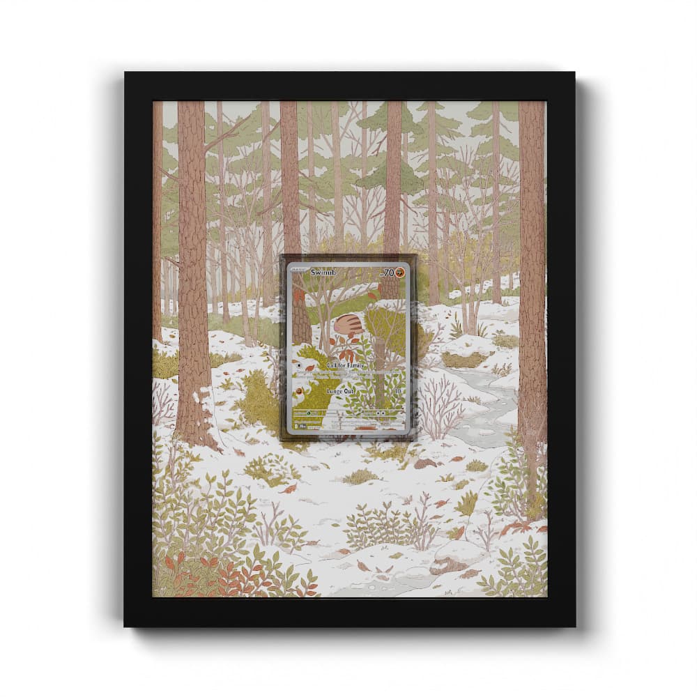 165 Marcacrin - Extended Artwork Framed Pokemon Card Display