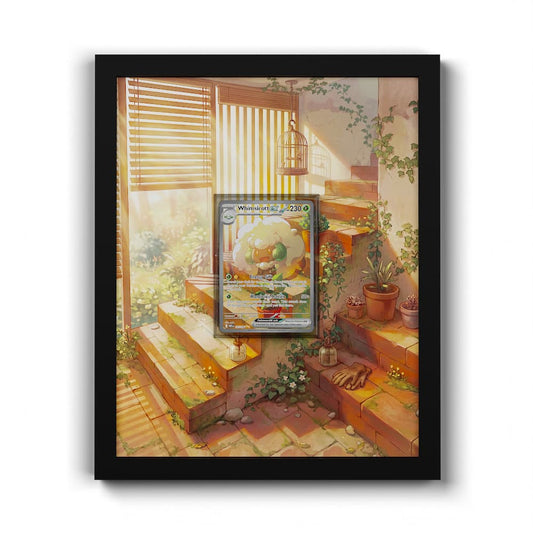 165 Farfaduvet EX - Extended Artwork Framed Pokemon Card Display