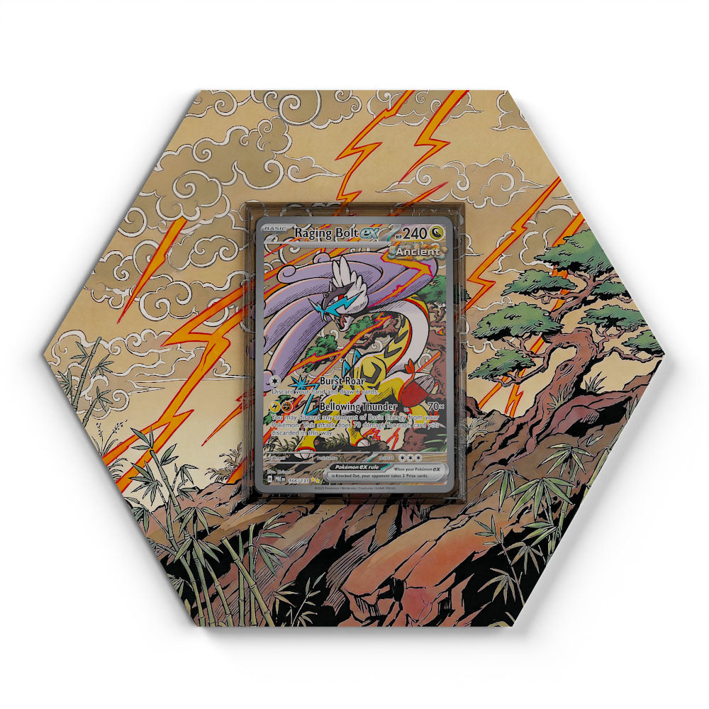 166/131 Ire-Foudre EX - Extended Artwork Pokemon Card Display