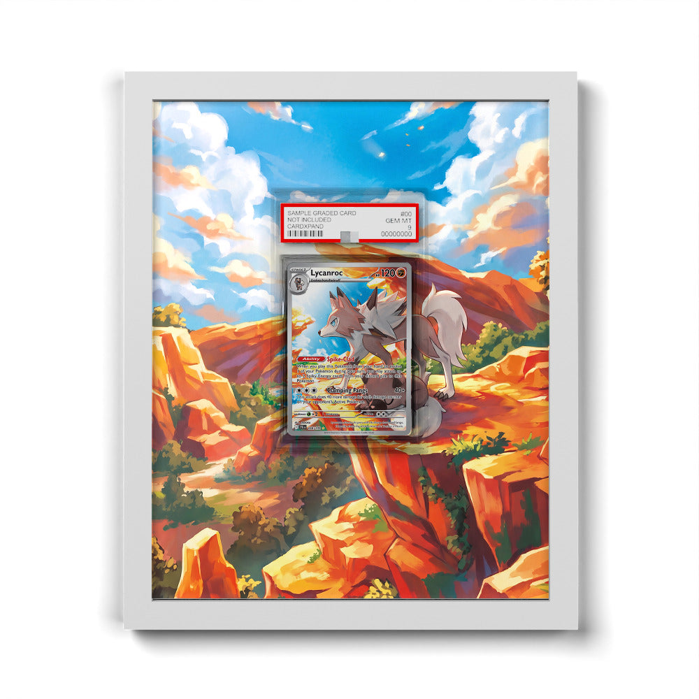 166/159 Lycanroc - Extended Artwork Pokemon Card Frame