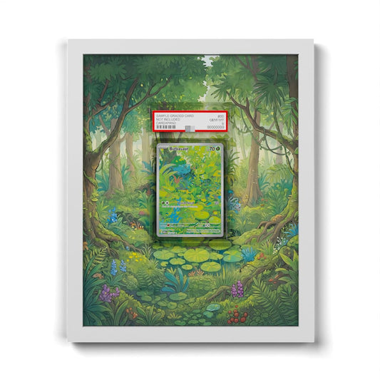 166 Bulbizarre - Extended Artwork Framed Pokemon Card Display