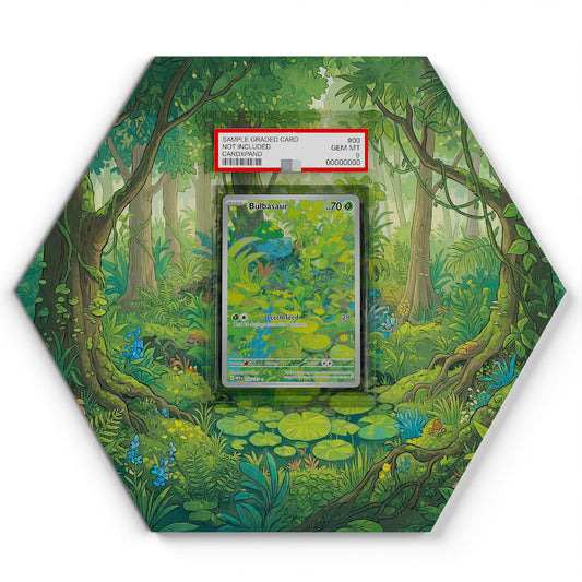 166/165 Bulbizarre - Extended Artwork Pokemon Card Display