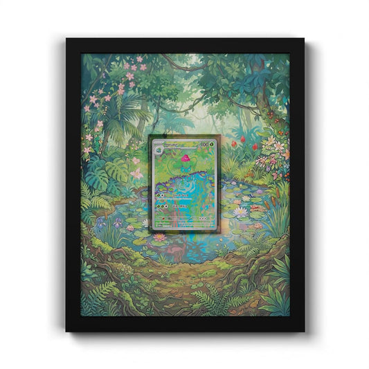 167 Herbizarre - Extended Artwork Framed Pokemon Card Display
