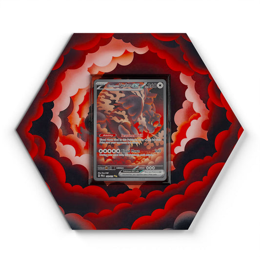 168/131 Ursaking Lune Vermeille EX - Extended Artwork Pokemon Card Display