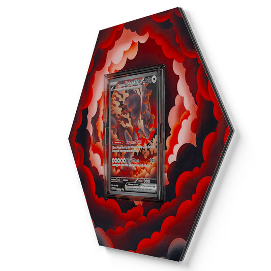 168/131 Ursaking Lune Vermeille EX - Extended Artwork Pokemon Card Display