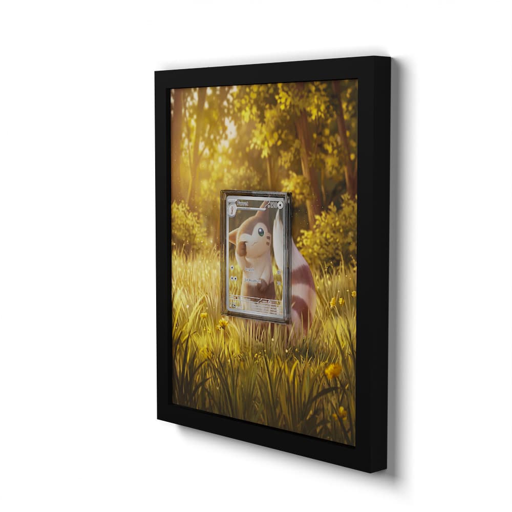 168 Fouinette - Extended Artwork Framed Pokemon Card Display
