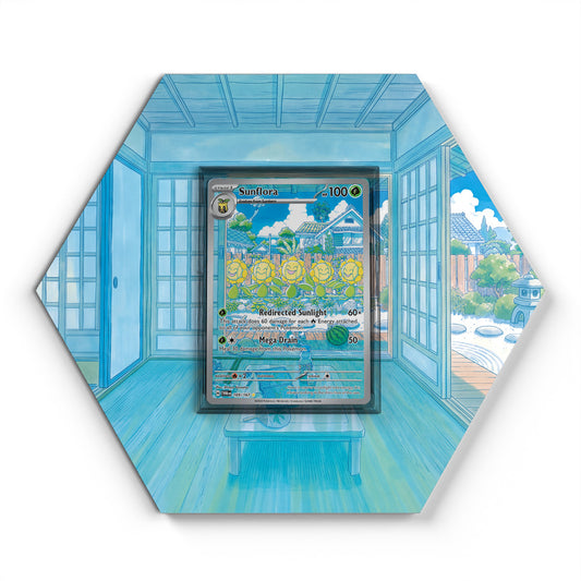 169/167 Sunflora - Extended Artwork Pokemon Card Display