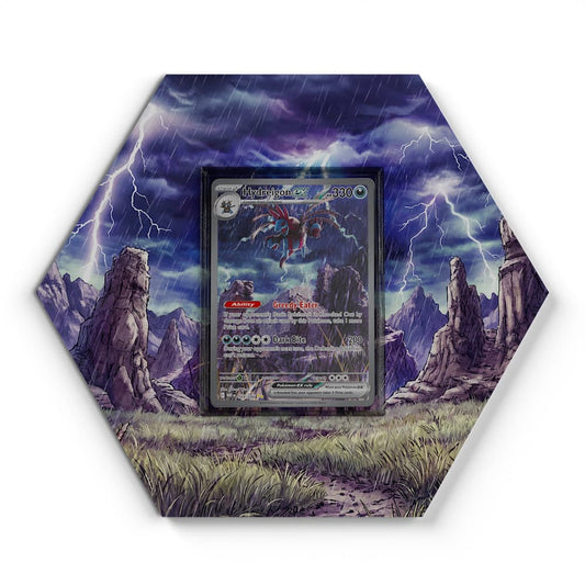 169/086 Trioxhydre EX - Extended Artwork Pokemon Card Display